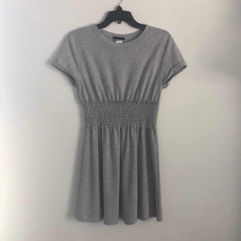 Sweet Claire Gray Jersey Dress